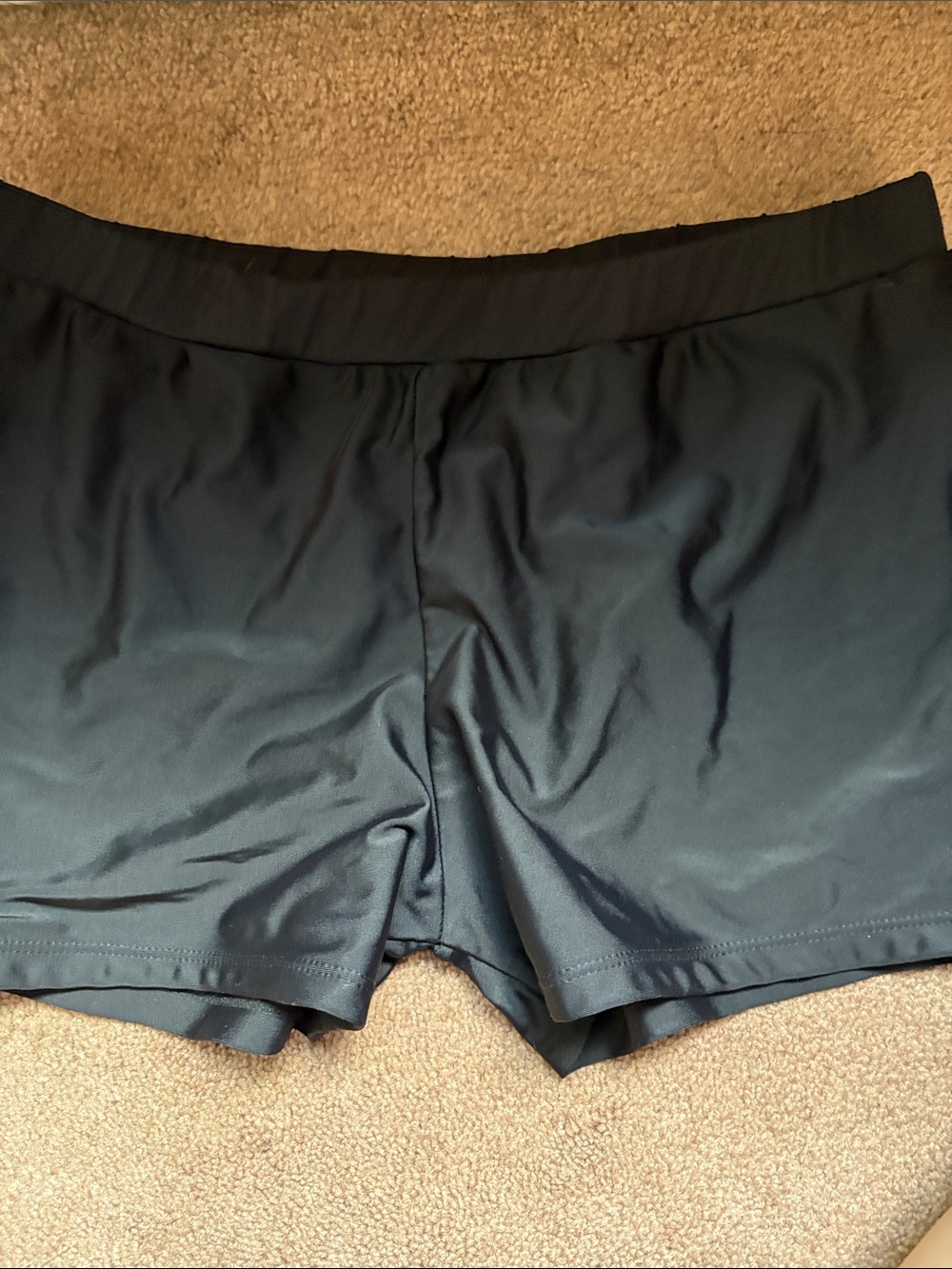 Black Athletic Swim Shorts